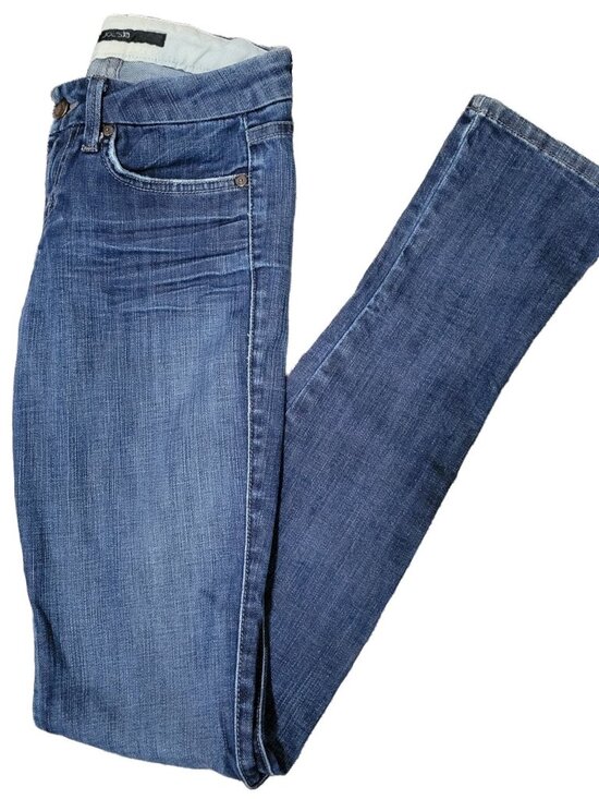 Joes Jeans Womens Size 24 Skinny Low Rise Medium Wash Denim Pants - Picture 1 of 5